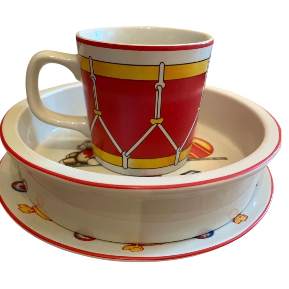 1992 Tiffany & Co. Toy-Themed Ceramic Dish Set